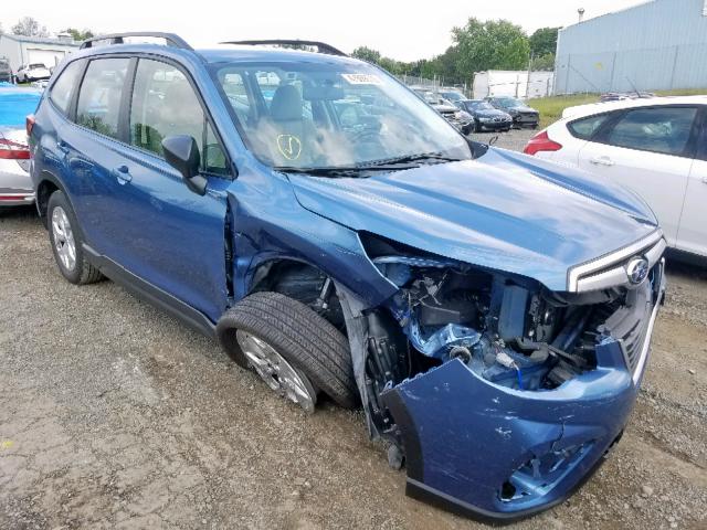 JF2SKACC1KH452768 - 2019 SUBARU FORESTER BLUE photo 1