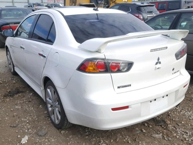 JA32U8FW2FU022766 - 2015 MITSUBISHI LANCER GT WHITE photo 3