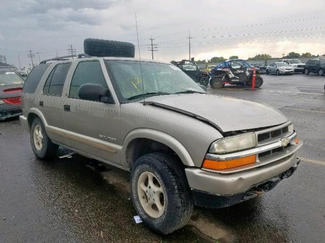 1GNDT13X83K127957 - 2003 CHEVROLET BLAZER GOLD photo 1