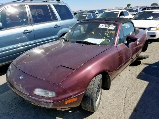 JM1NA3537S0611752 - 1995 MAZDA MX-5 MIATA PURPLE photo 2