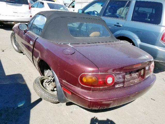 JM1NA3537S0611752 - 1995 MAZDA MX-5 MIATA PURPLE photo 3