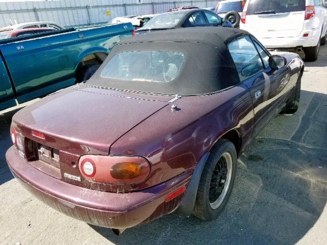 JM1NA3537S0611752 - 1995 MAZDA MX-5 MIATA PURPLE photo 4