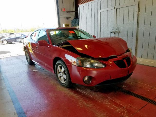 2G2WP552481142840 - 2008 PONTIAC GRAND PRIX RED photo 1