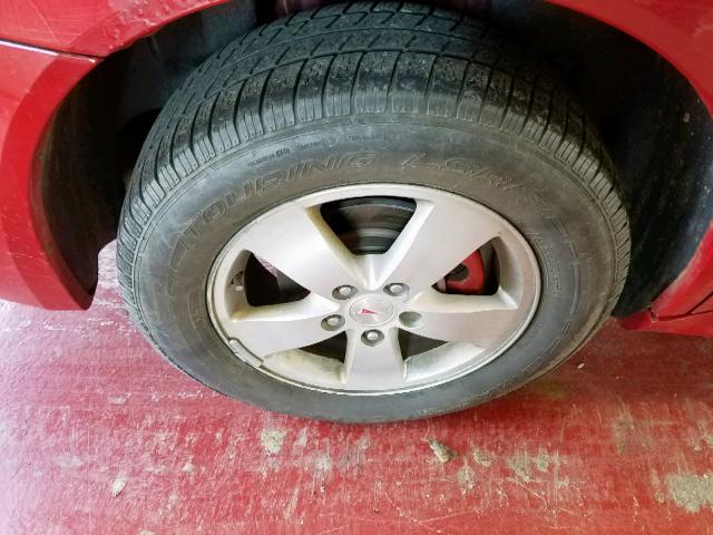 2G2WP552481142840 - 2008 PONTIAC GRAND PRIX RED photo 9