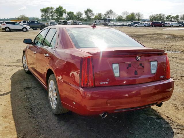 1G6DU6EA4A0147954 - 2010 CADILLAC STS RED photo 3