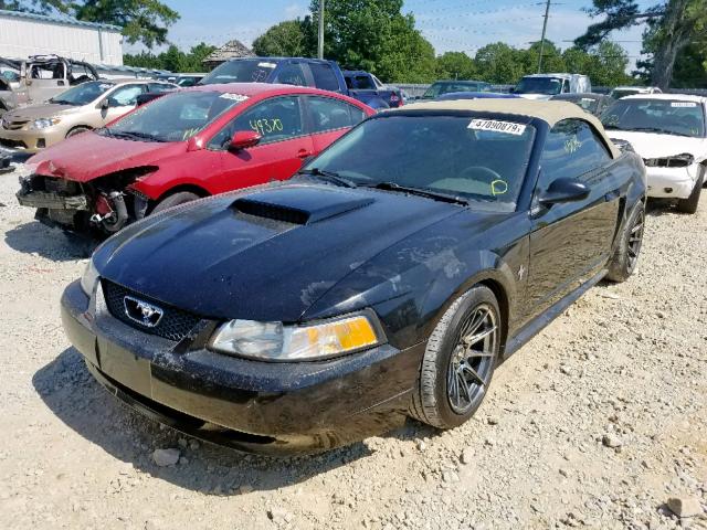 1FAFP45XXXF185867 - 1999 FORD MUSTANG GT BLACK photo 2