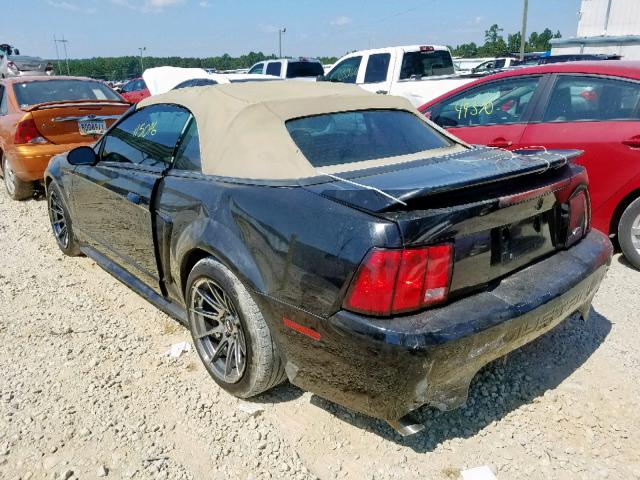 1FAFP45XXXF185867 - 1999 FORD MUSTANG GT BLACK photo 3