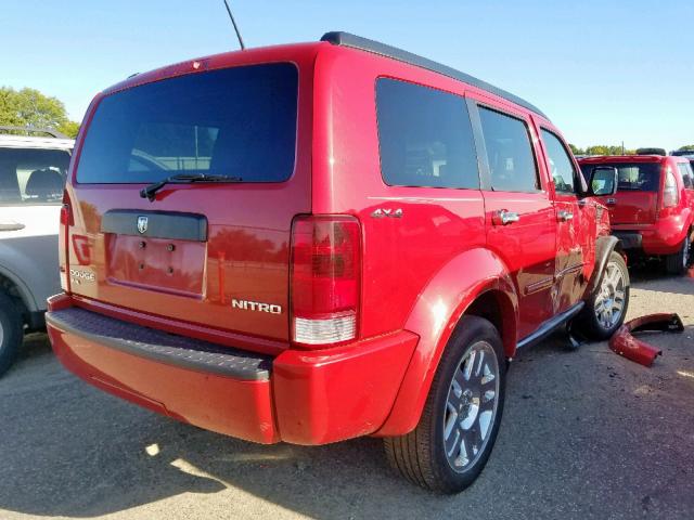 1D4PU4GX4BW576920 - 2011 DODGE NITRO HEAT RED photo 4