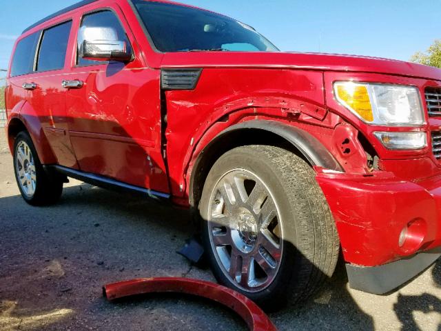 1D4PU4GX4BW576920 - 2011 DODGE NITRO HEAT RED photo 9