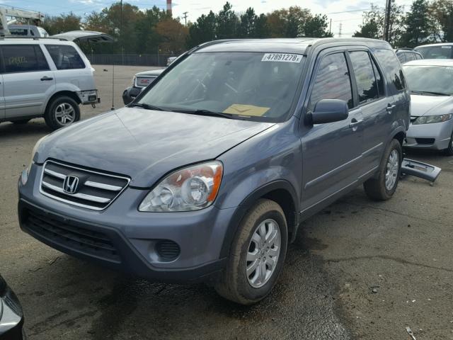 JHLRD78996C007353 - 2006 HONDA CR-V SE GRAY photo 2