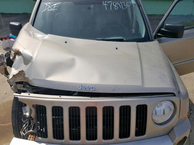 1J4FF48B69D207580 - 2009 JEEP PATRIOT LI TAN photo 7