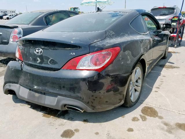 KMHHU6KH7AU030910 - 2010 HYUNDAI GENESIS CO CHARCOAL photo 4