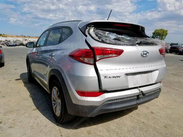 KM8J33A47GU076781 - 2016 HYUNDAI TUCSON LIM SILVER photo 3