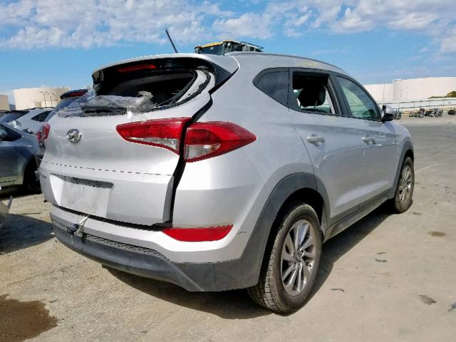 KM8J33A47GU076781 - 2016 HYUNDAI TUCSON LIM SILVER photo 4