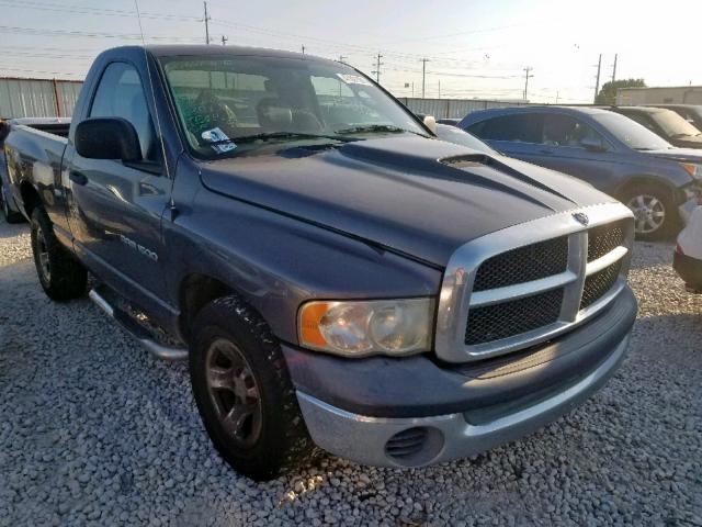 1D7HA16K13J526687 - 2003 DODGE RAM 1500 S GRAY photo 1