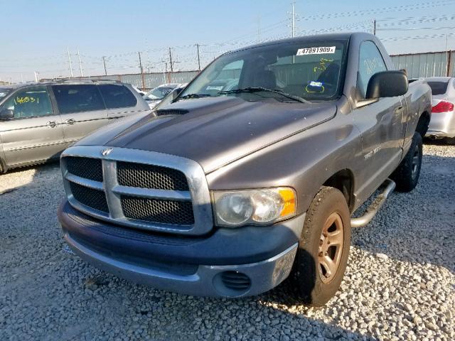 1D7HA16K13J526687 - 2003 DODGE RAM 1500 S GRAY photo 2