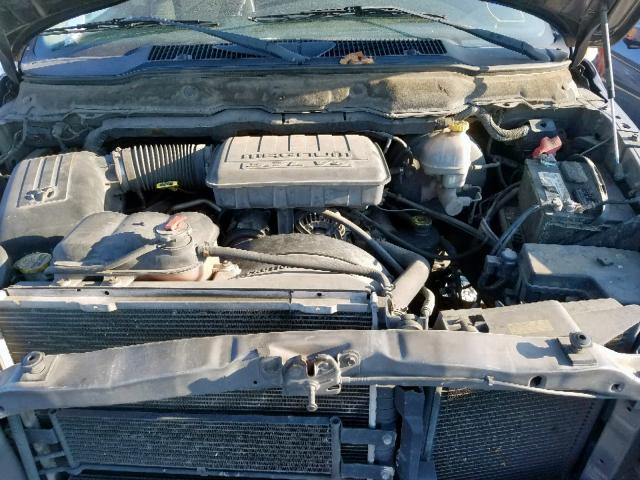 1D7HA16K13J526687 - 2003 DODGE RAM 1500 S GRAY photo 7