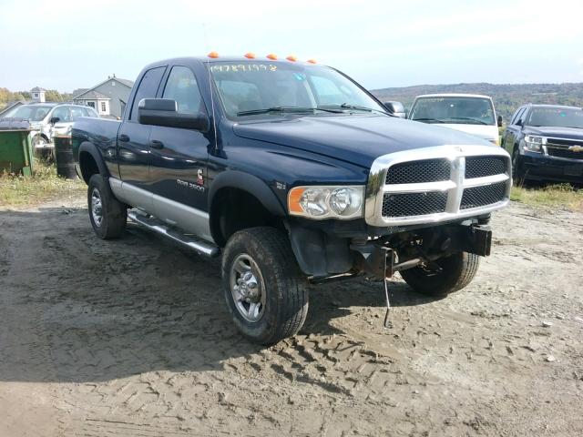 3D7KS28C75G714648 - 2005 DODGE RAM 2500 S SILVER photo 1