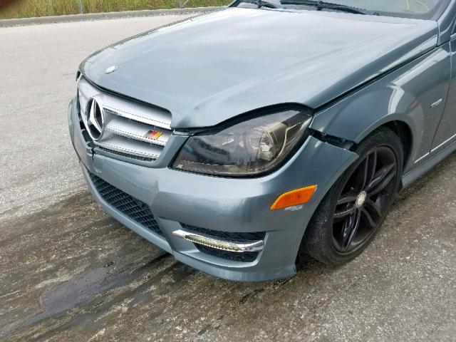 WDDGF4HB4CA677017 - 2012 MERCEDES-BENZ C 250 GREEN photo 9