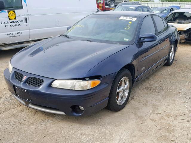 1G2WR521XYF306767 - 2000 PONTIAC GRAND PRIX BLUE photo 2