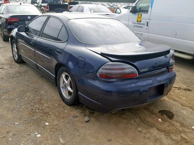 1G2WR521XYF306767 - 2000 PONTIAC GRAND PRIX BLUE photo 3