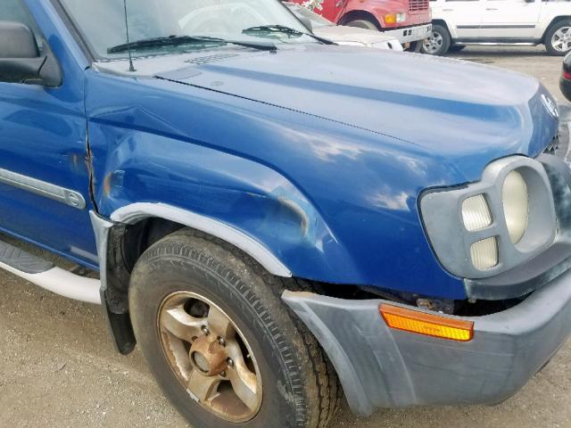 5N1ED28Y64C655831 - 2004 NISSAN XTERRA XE BLUE photo 9