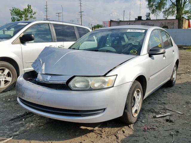 1G8AG52F04Z134694 - 2004 SATURN ION LEVEL SILVER photo 2