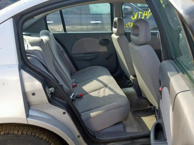 1G8AG52F04Z134694 - 2004 SATURN ION LEVEL SILVER photo 6