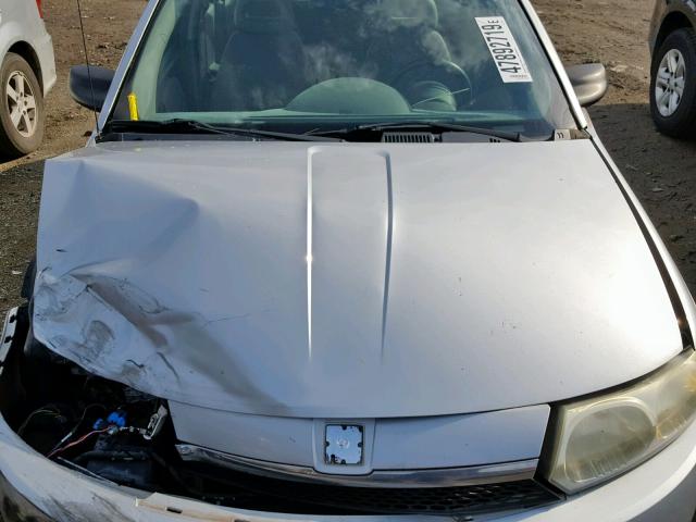1G8AG52F04Z134694 - 2004 SATURN ION LEVEL SILVER photo 7