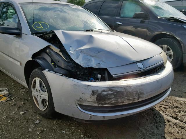 1G8AG52F04Z134694 - 2004 SATURN ION LEVEL SILVER photo 9