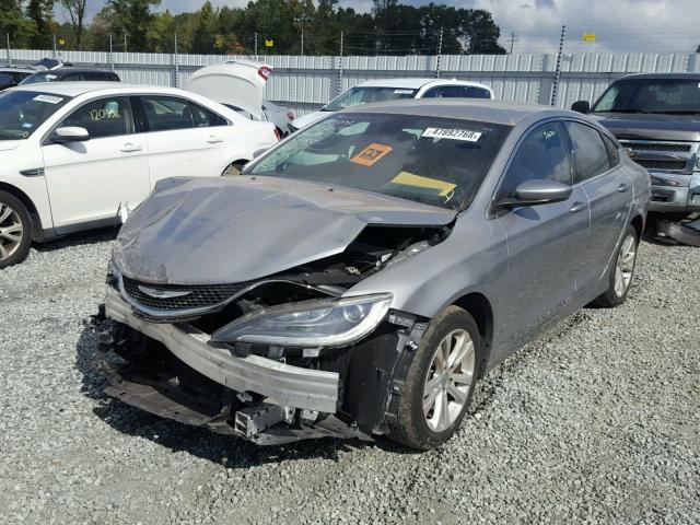 1C3CCCAB9FN660155 - 2015 CHRYSLER 200 LIMITE SILVER photo 2