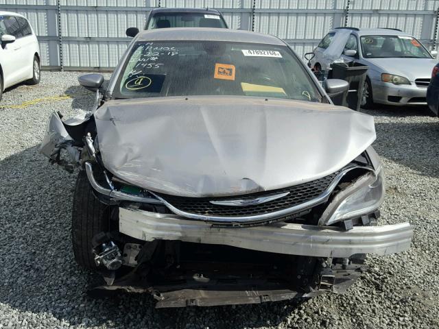 1C3CCCAB9FN660155 - 2015 CHRYSLER 200 LIMITE SILVER photo 7