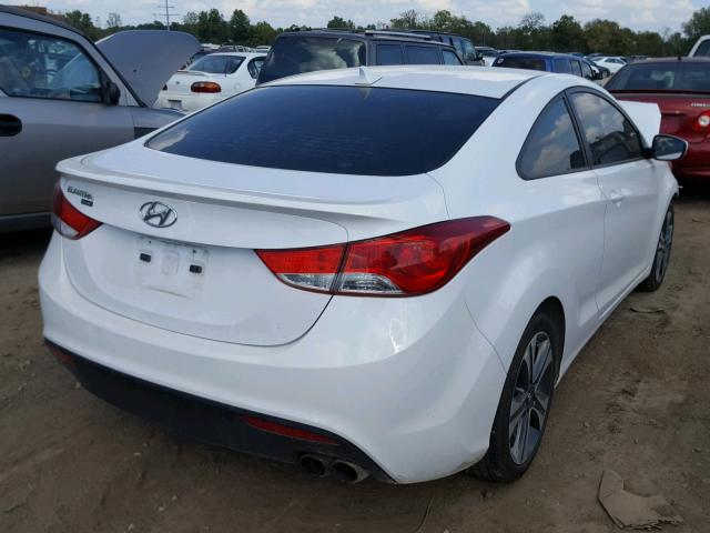 KMHDH6AE0DU000808 - 2013 HYUNDAI ELANTRA CO WHITE photo 4