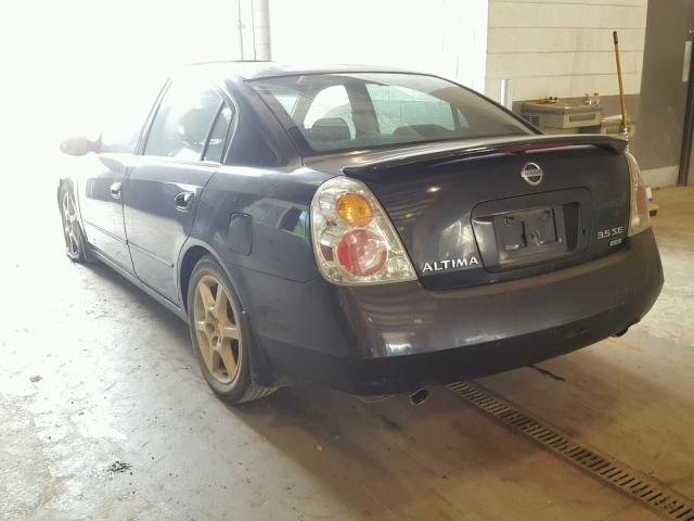 1N4BL11DX3C208760 - 2003 NISSAN ALTIMA SE BLACK photo 3