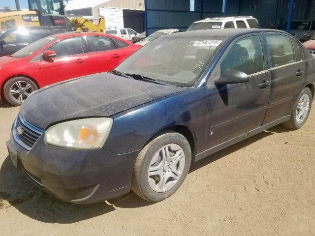 1G1ZS51826F238238 - 2006 CHEVROLET MALIBU LS BLUE photo 2