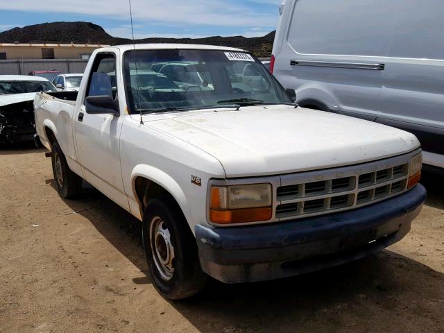 1B7FL26X2TS682518 - 1996 DODGE DAKOTA WHITE photo 1