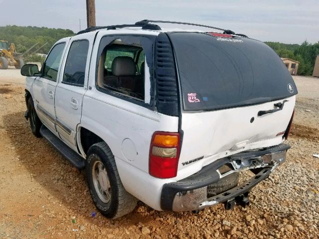 1GKEC13Z83R202490 - 2003 GMC YUKON WHITE photo 3