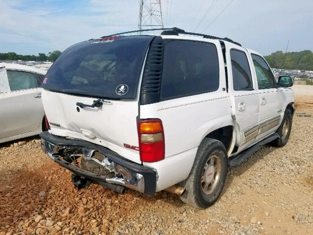 1GKEC13Z83R202490 - 2003 GMC YUKON WHITE photo 4