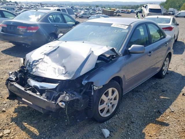 1YVHP80CX75M00419 - 2007 MAZDA 6 I GRAY photo 2