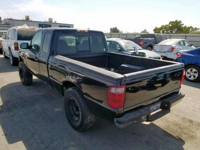 1FTYR14V93TA02658 - 2003 FORD RANGER SUP BLACK photo 3