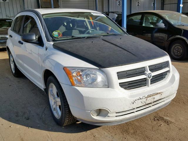 1B3HB48C17D562089 - 2007 DODGE CALIBER SX WHITE photo 1