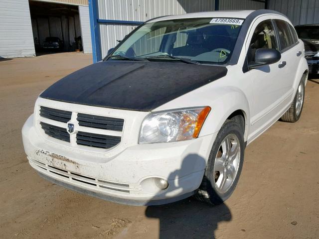 1B3HB48C17D562089 - 2007 DODGE CALIBER SX WHITE photo 2