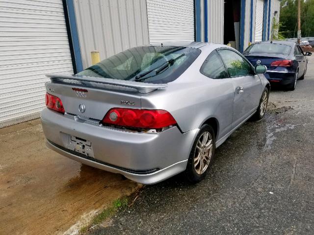 JH4DC54806S022081 - 2006 ACURA RSX SILVER photo 4