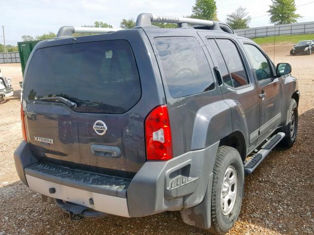 5N1AN0NW7FN659297 - 2015 NISSAN XTERRA X GRAY photo 4