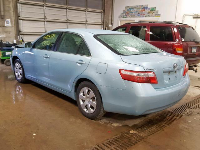 4T4BE46K29R055891 - 2009 TOYOTA CAMRY BASE BLUE photo 3