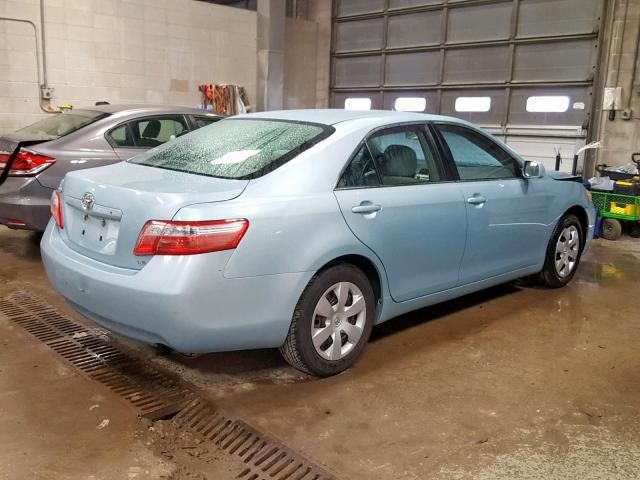 4T4BE46K29R055891 - 2009 TOYOTA CAMRY BASE BLUE photo 4