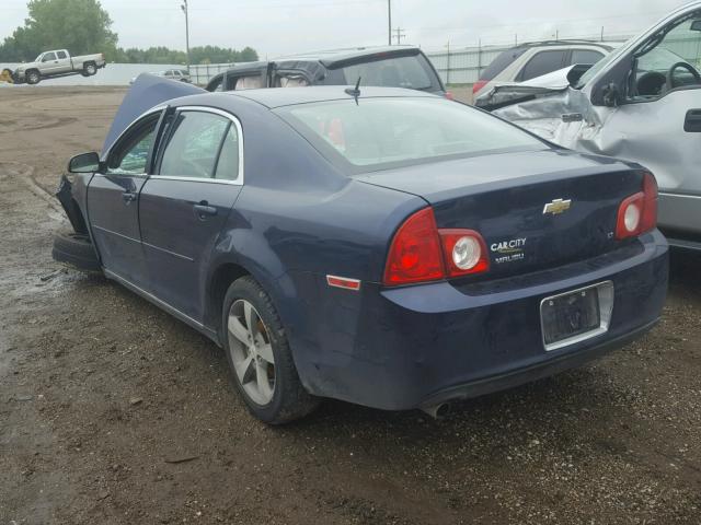 1G1ZJ57B994195815 - 2009 CHEVROLET MALIBU 2LT BLUE photo 3