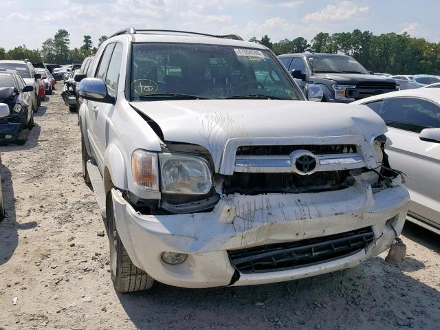 5TDZT38A77S294808 - 2007 TOYOTA SEQUOIA LI WHITE photo 1