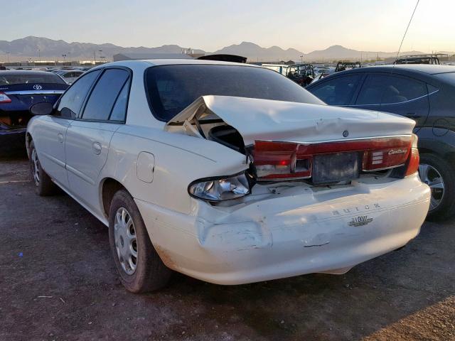 2G4WS52J331284011 - 2003 BUICK CENTURY CU WHITE photo 3