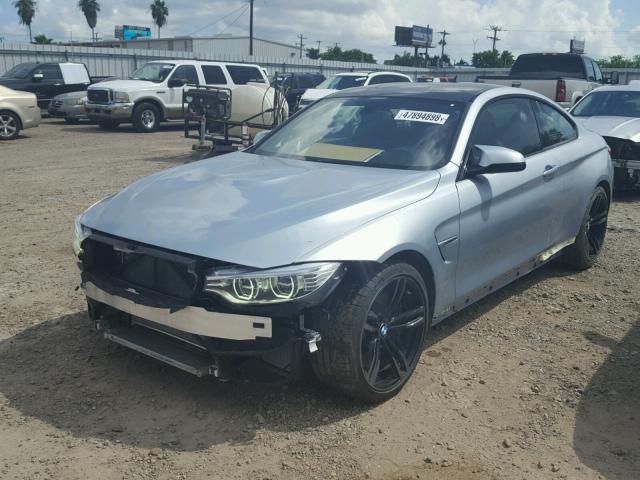 WBS3R9C57FK332439 - 2015 BMW M4 BLUE photo 2